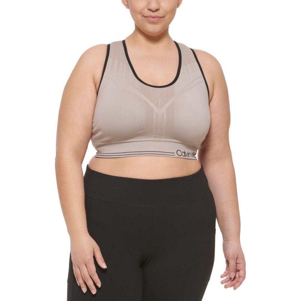 Calvin Klein Performance Plus Size Reversible Medium Impact Sports Bra